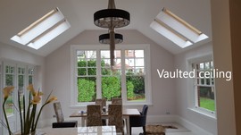 Herts Home Extensions extension vaulted ceiling