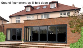 Herts Home Extensions bi fold doors